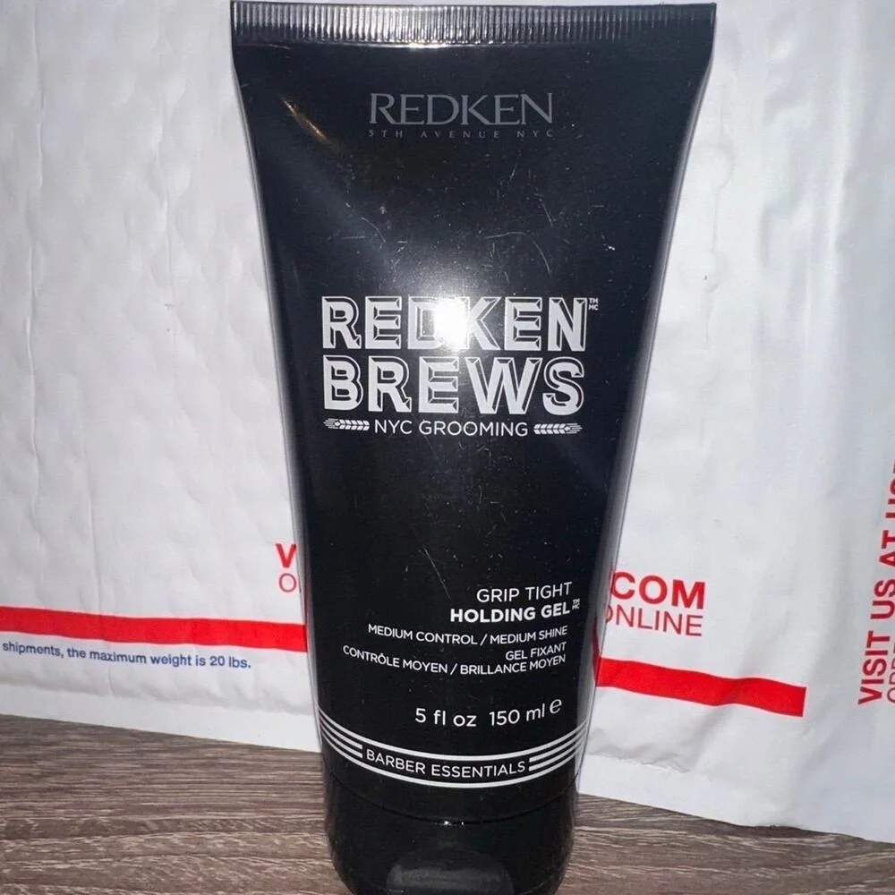 Redken Brews Grip Tight Holding Gel Medium Control Medium Shine‎ 5oz 150ml New